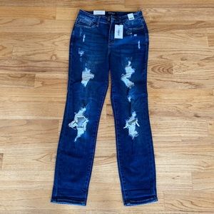 NWT Judy Blue High Waste Boyfriend Cut Jeans Size 25 or JB 1